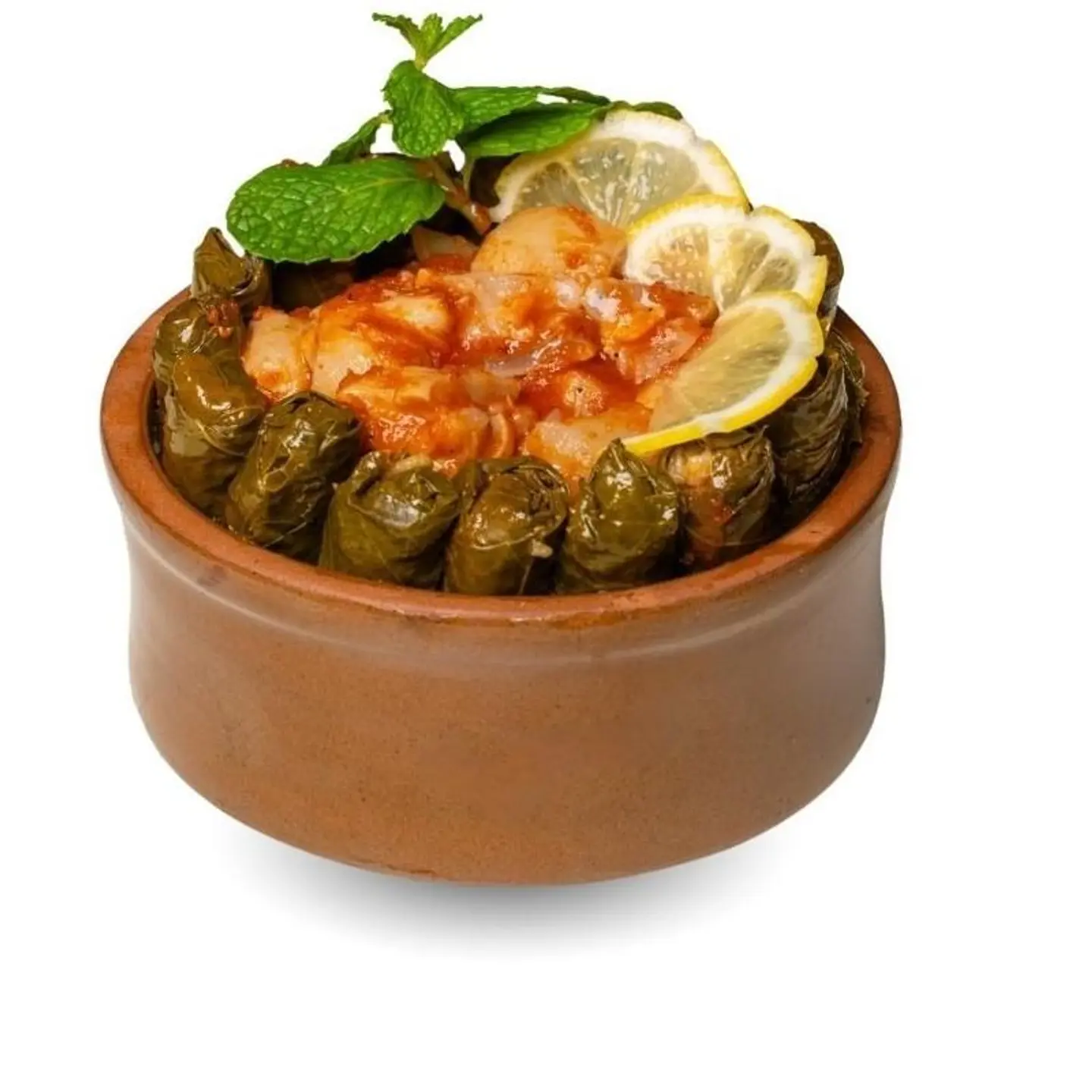 Grape Leaves And Trotters Tagine