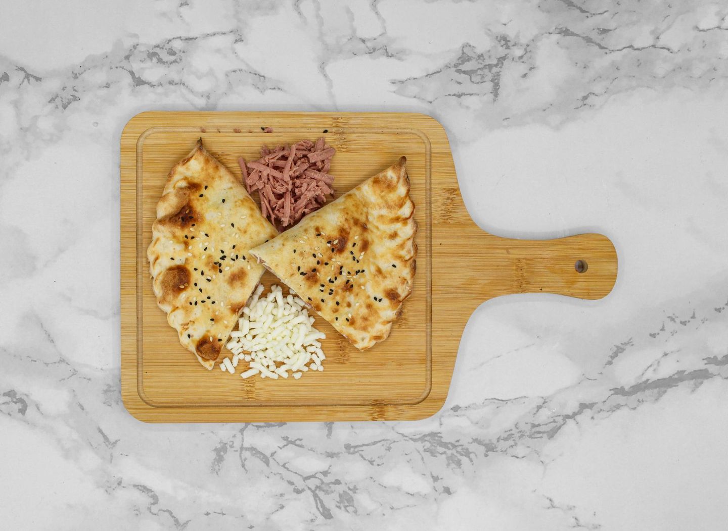 Mortadella Kashkaval Pie