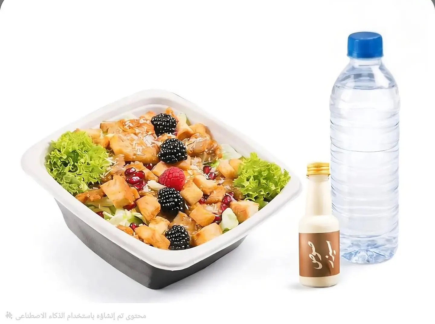 سيزر سلط + ماء