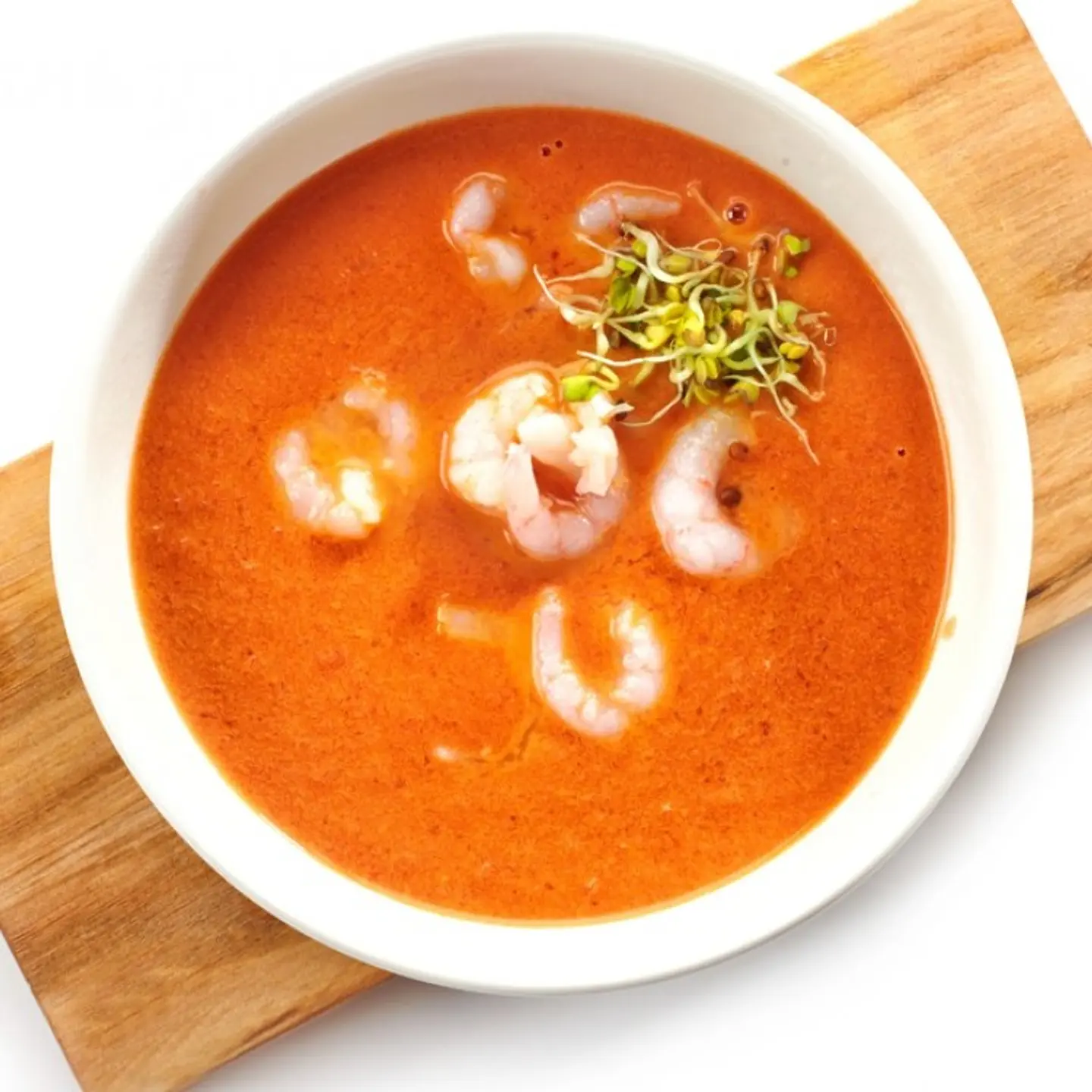 شوربة جمبري احمر