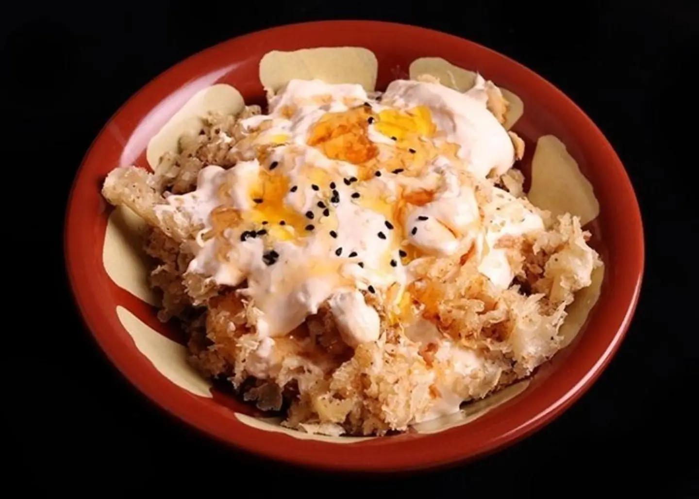 فتة تمر قشطة