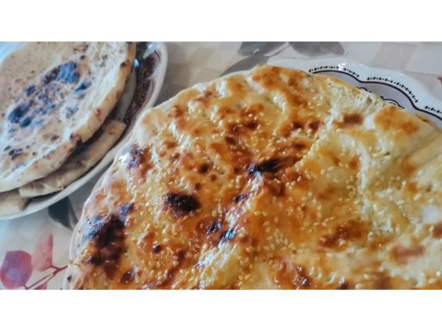 Sesame Pie With Kiri Cheese