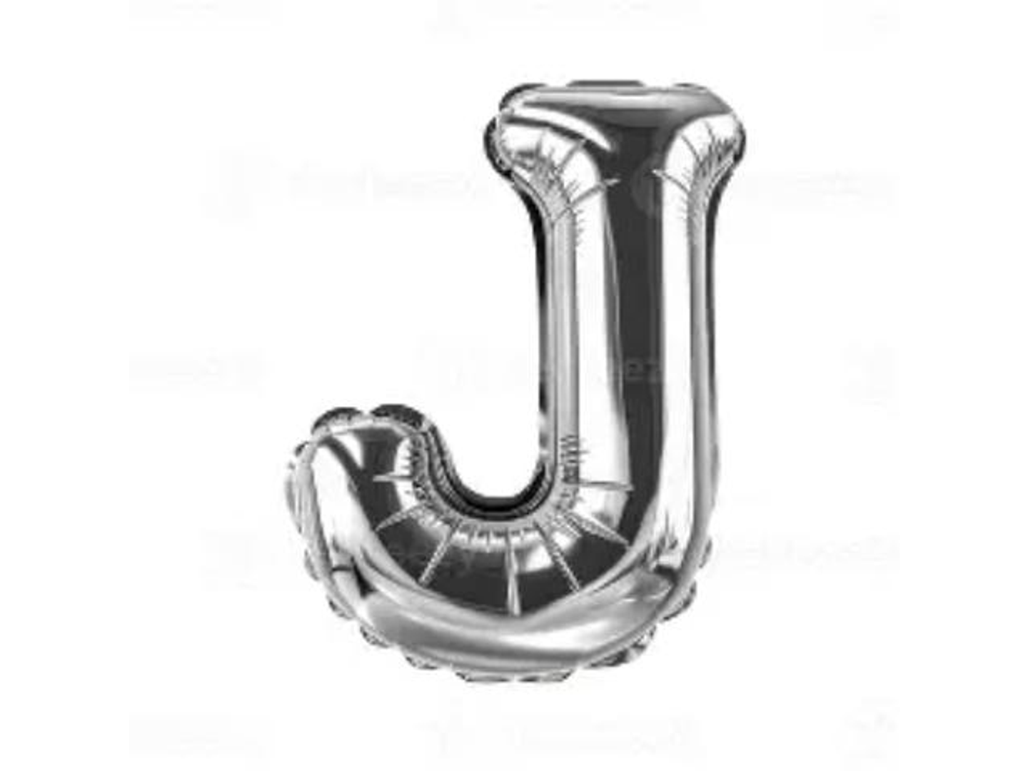 Silver Letter Balloons J