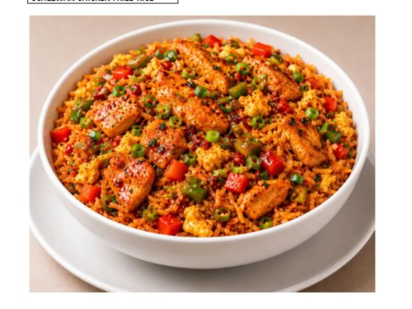 Schezwan Chicken Rice
