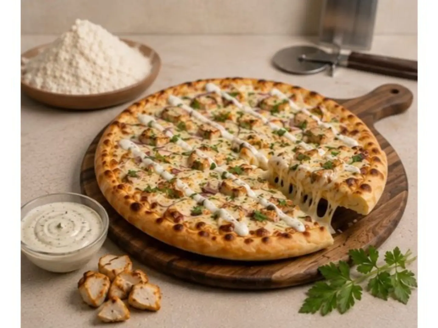 Shawarma Pizza