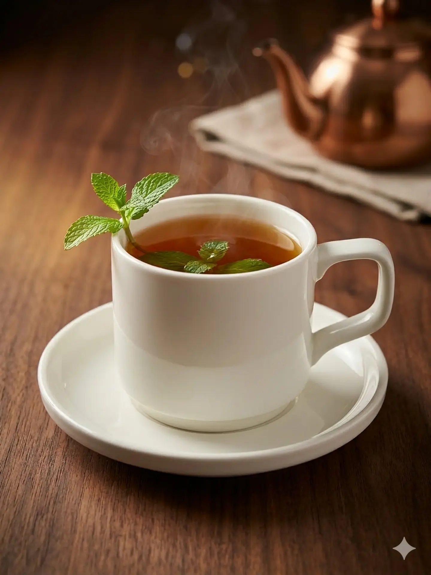 Hot Mint Tea