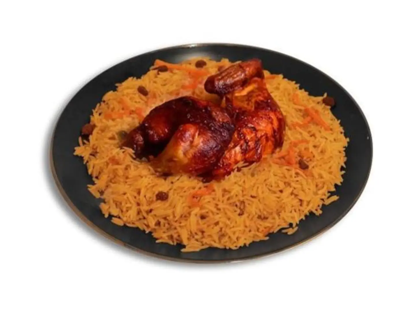 Whole Grilled Chicken With Rice