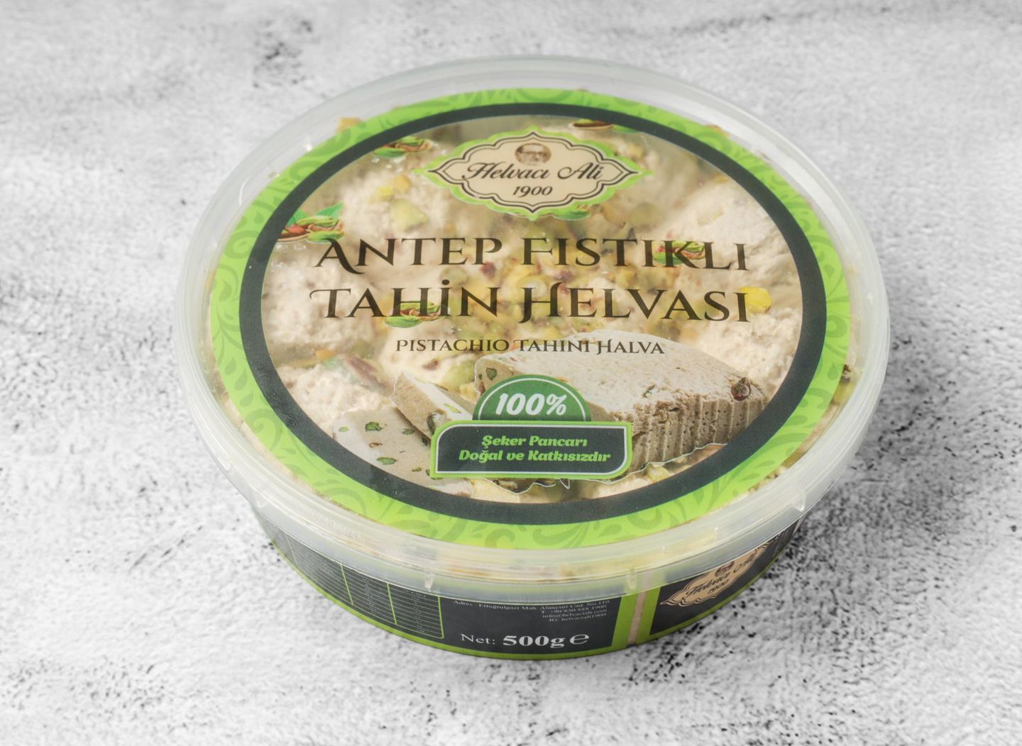 Round Pistachio Halva 500g