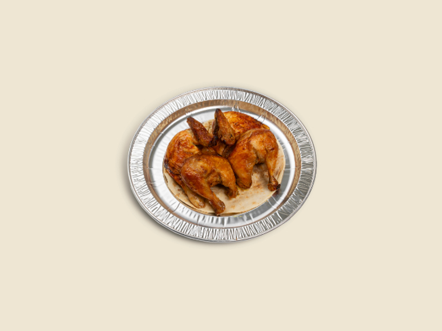 نص حبة دجاج سادة