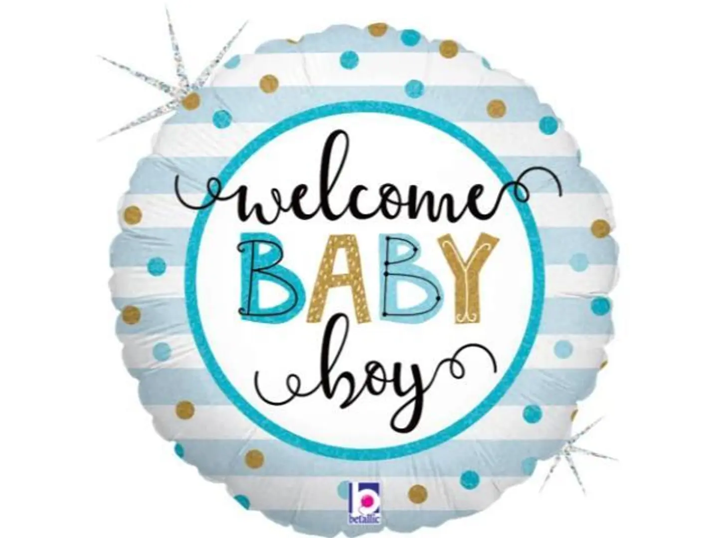 Welcomed Baby Helium Balloon