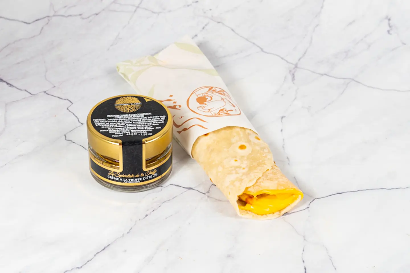 Egg Chapati With Truffles