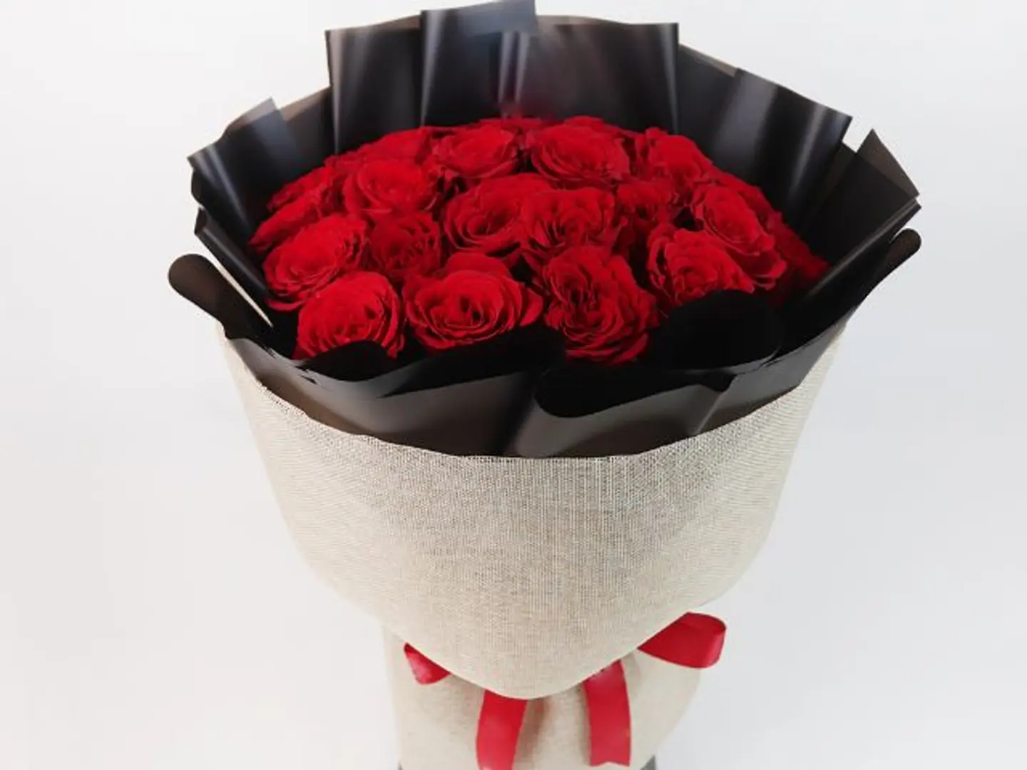 باقة ورد أحمر فاخر