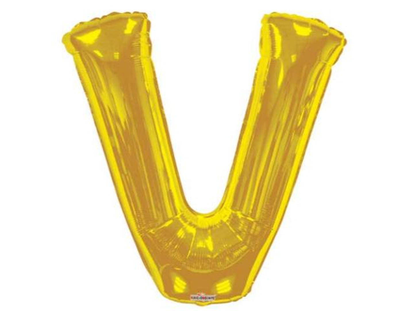 Helium V Balloon Gold