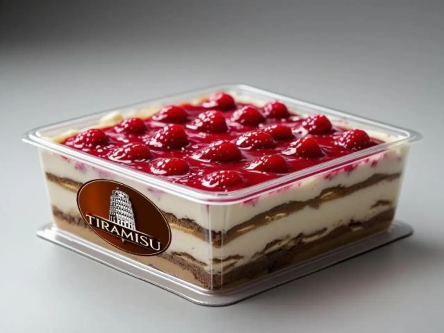 Red Berry Flavor Tiramisu Tray