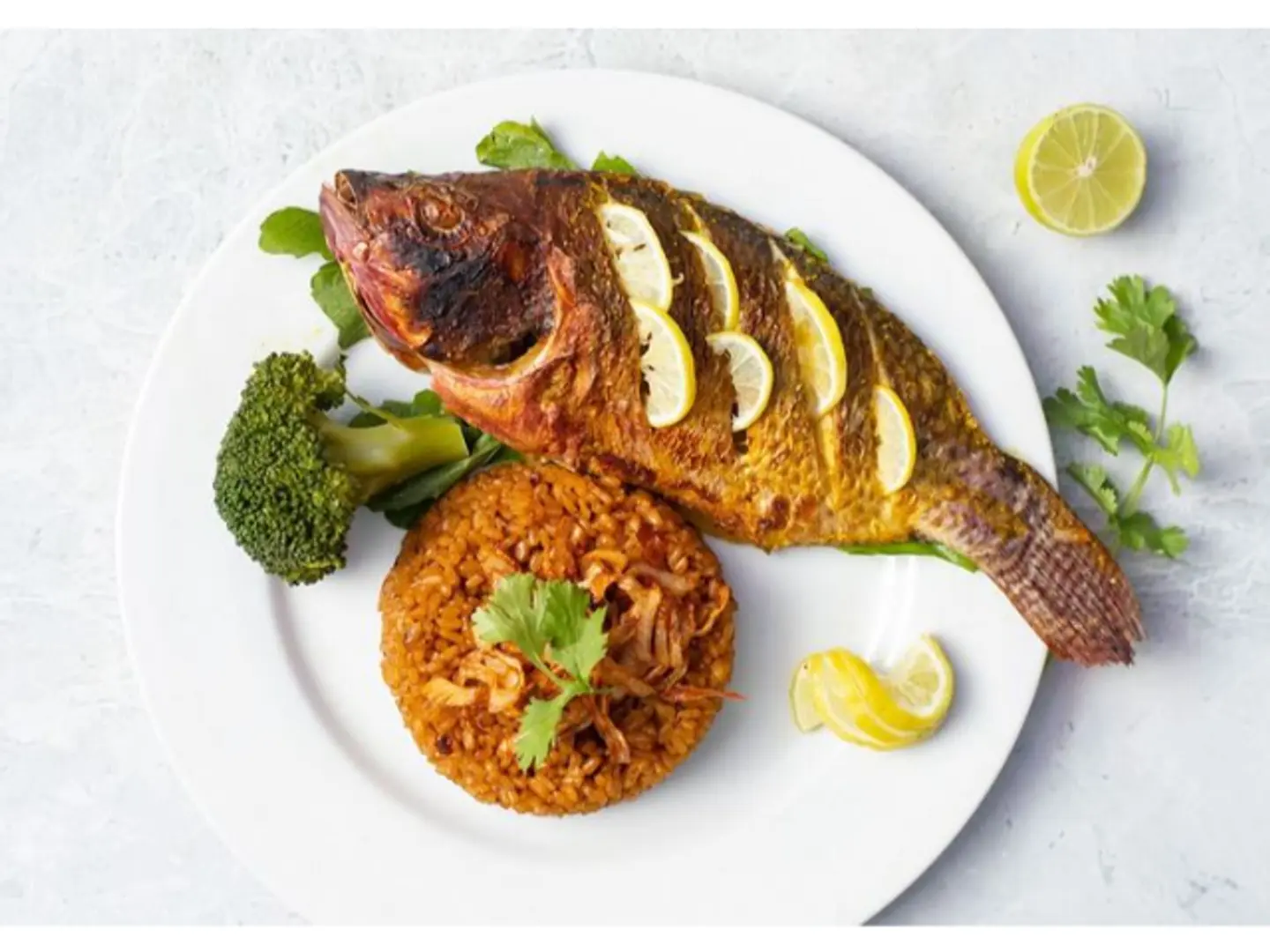 Grilled Tilapia Singari Meal