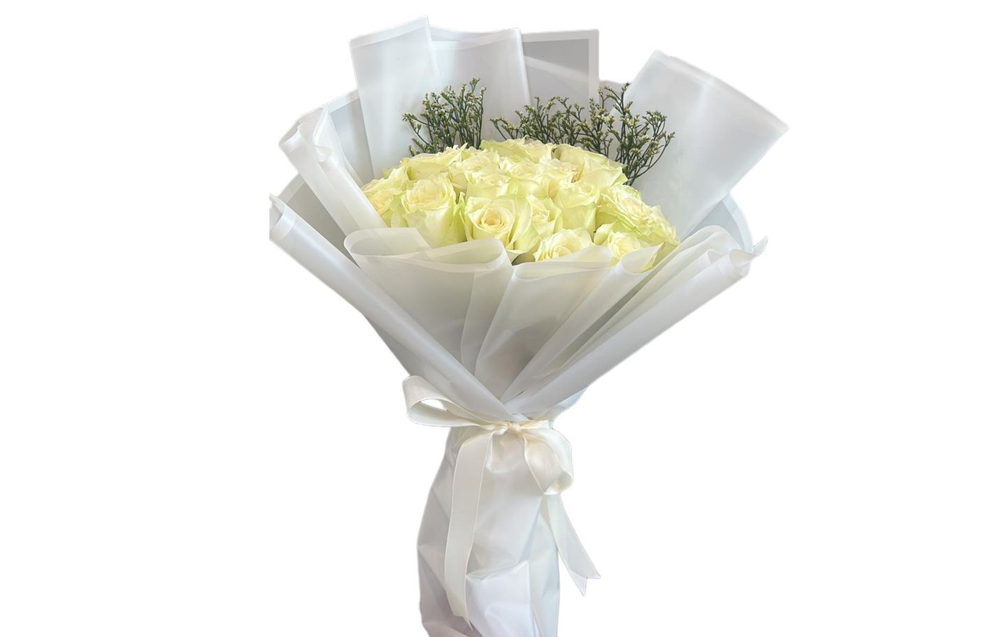 A Bouquet Of White Roses