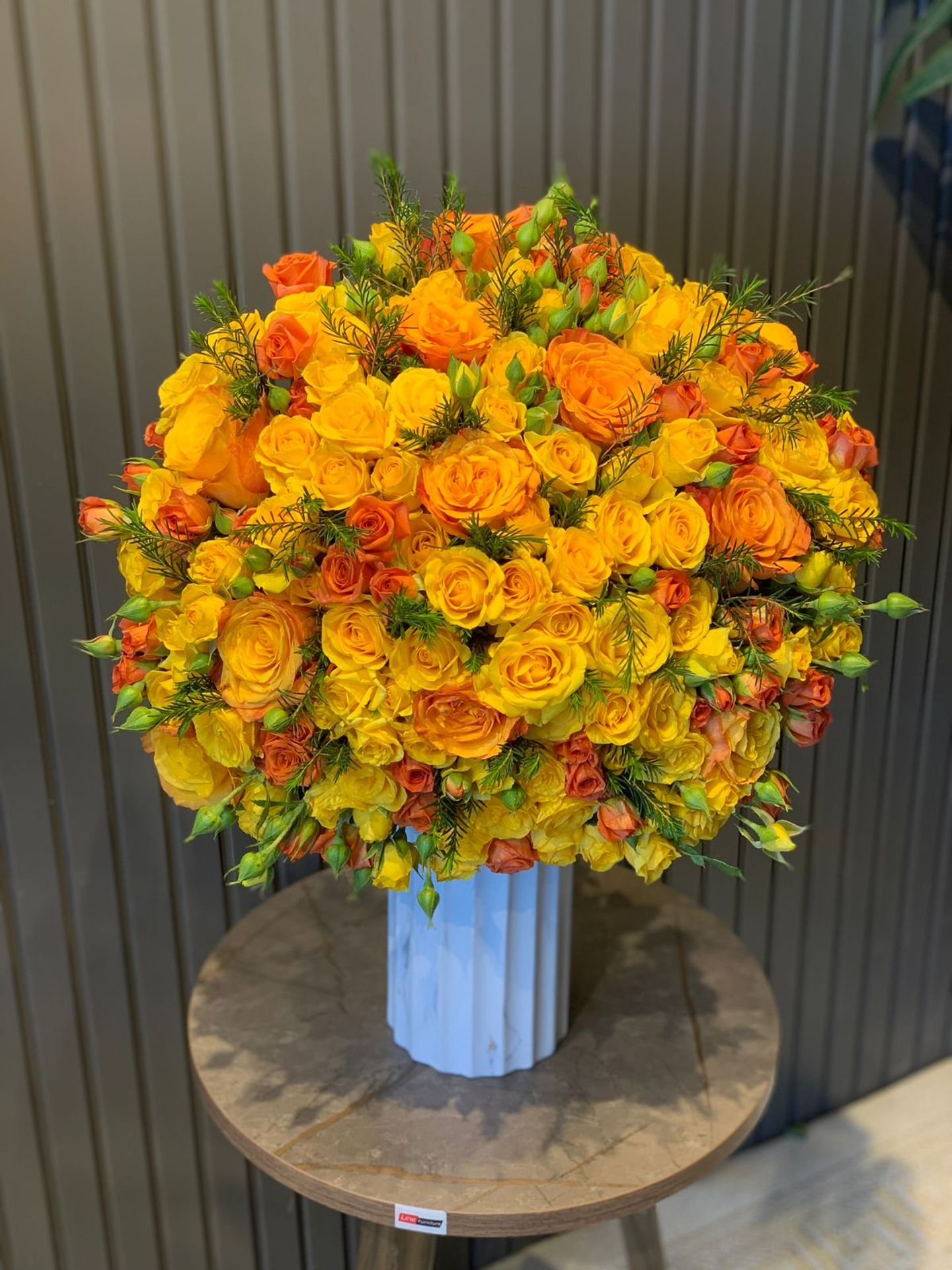 Orange Vase