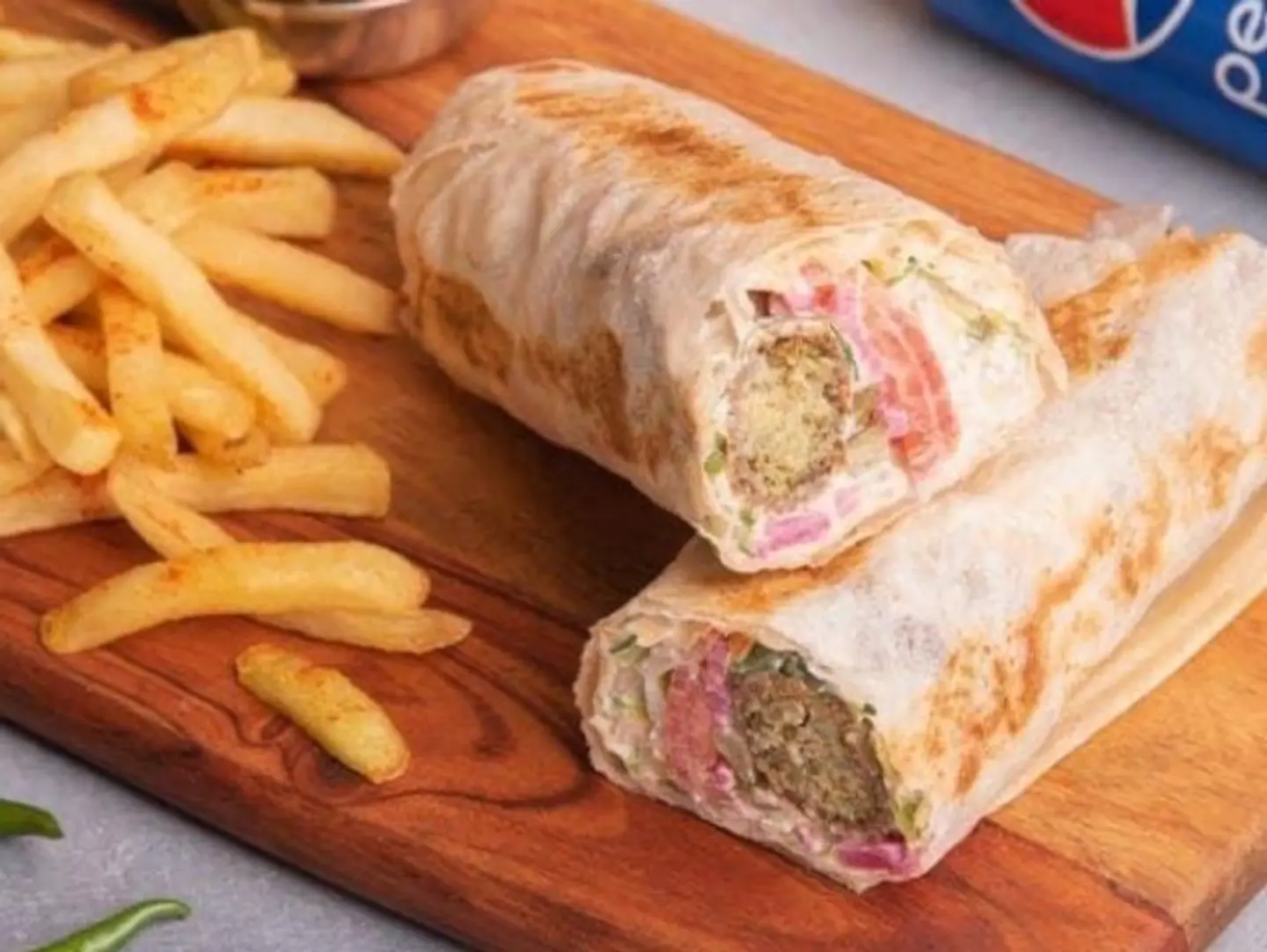 Double Shami Falafel With Fries