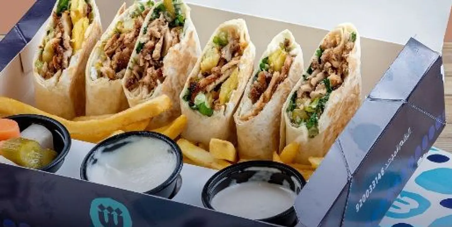 شاورما عربي دجاج 6 قطع