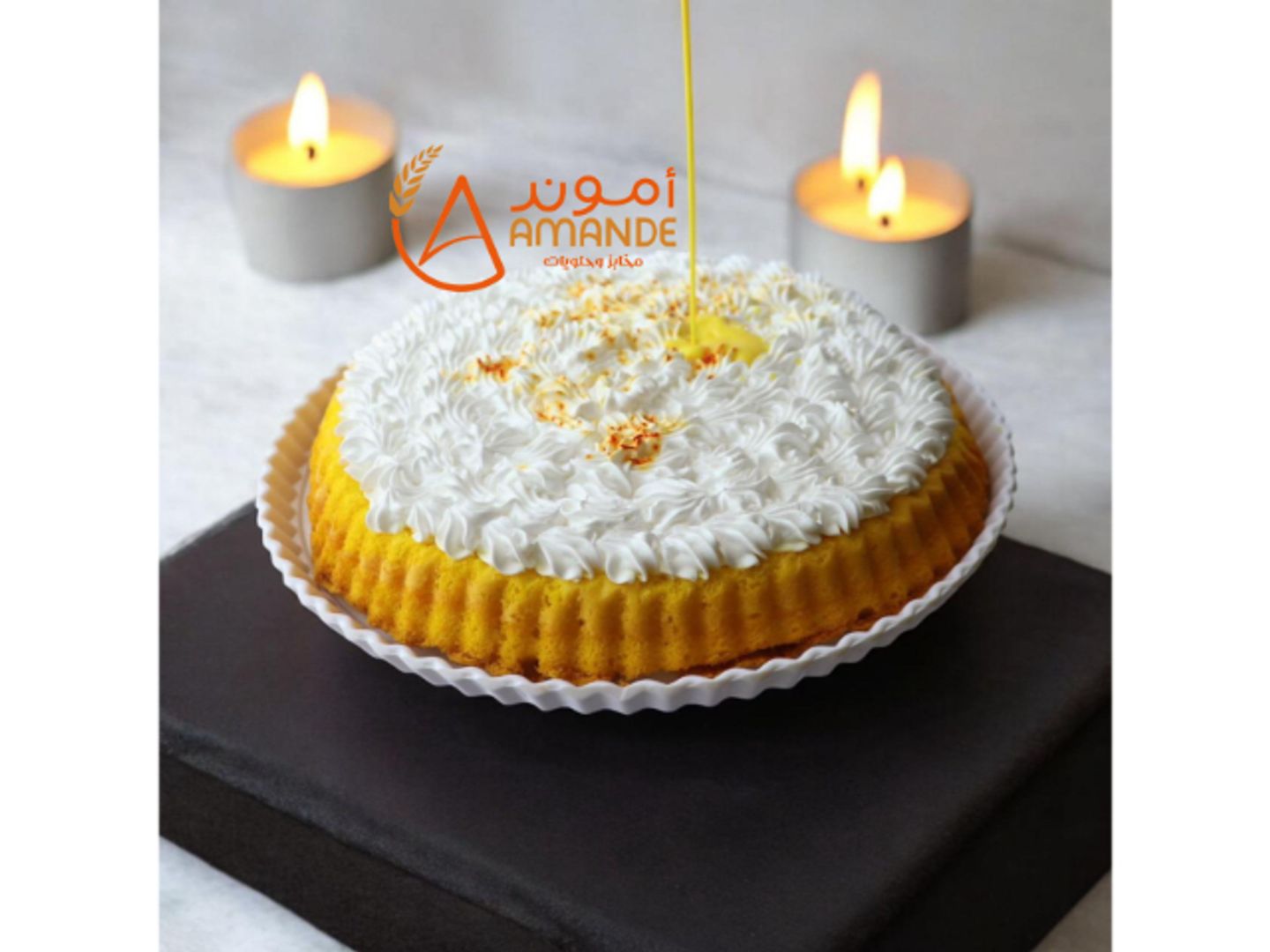 Larg Saffron Tart