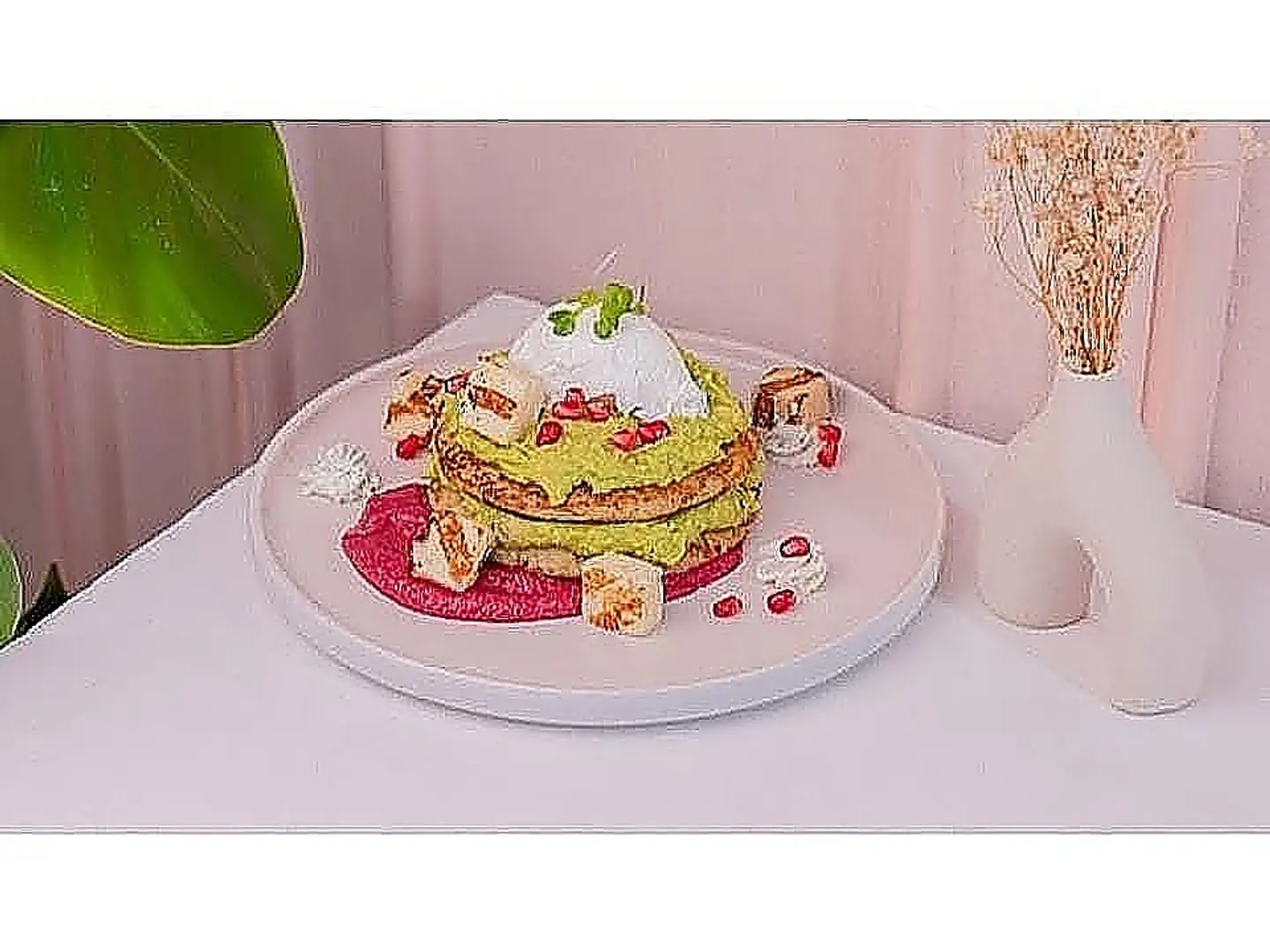 بان كيك الكوسة والأفوكادو