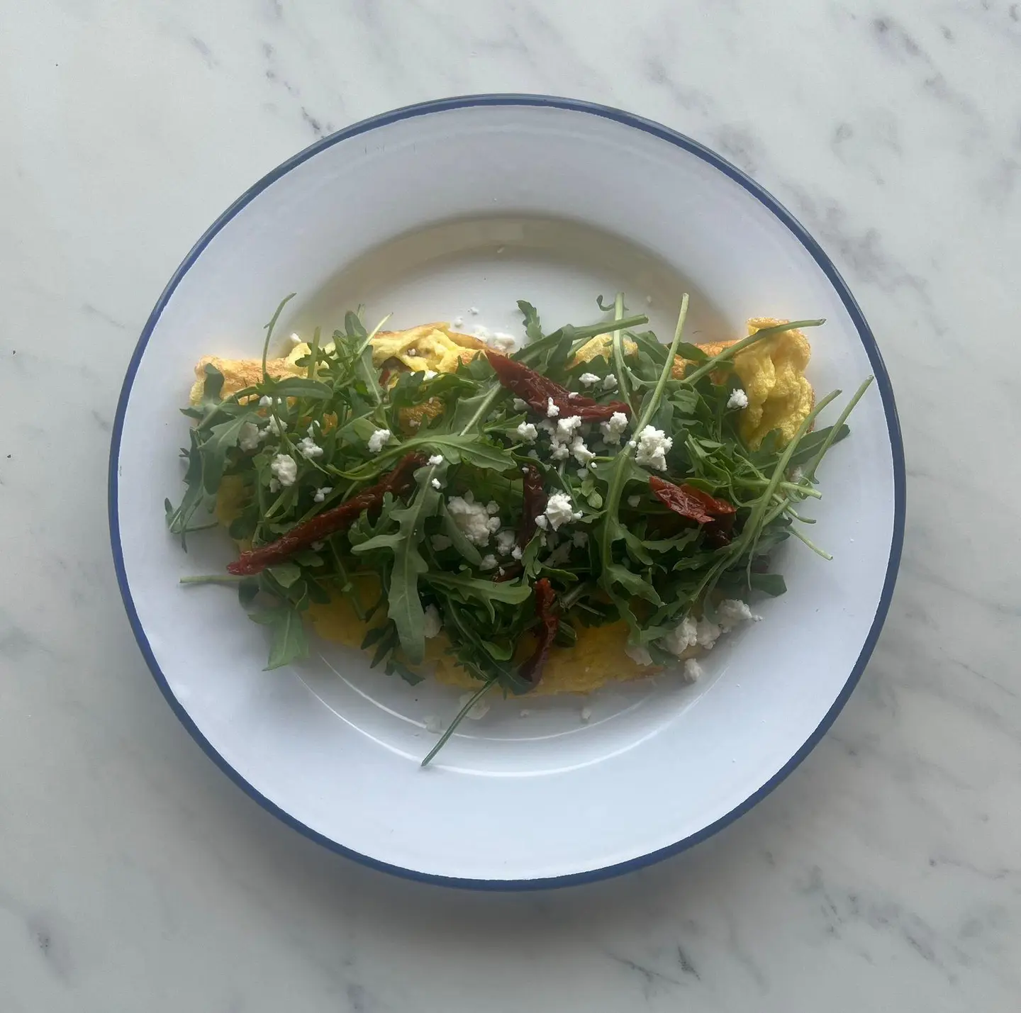 Sun Dried Tomato Omelet