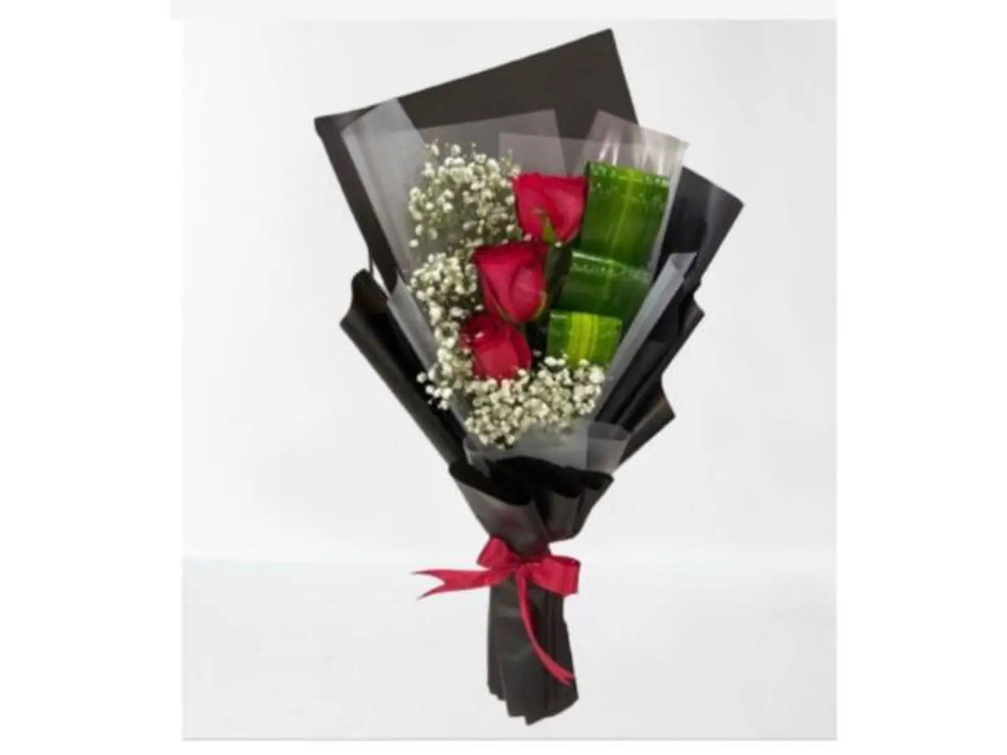 باقه جوري احمر مع ماسنجانا مع اكسسوارات