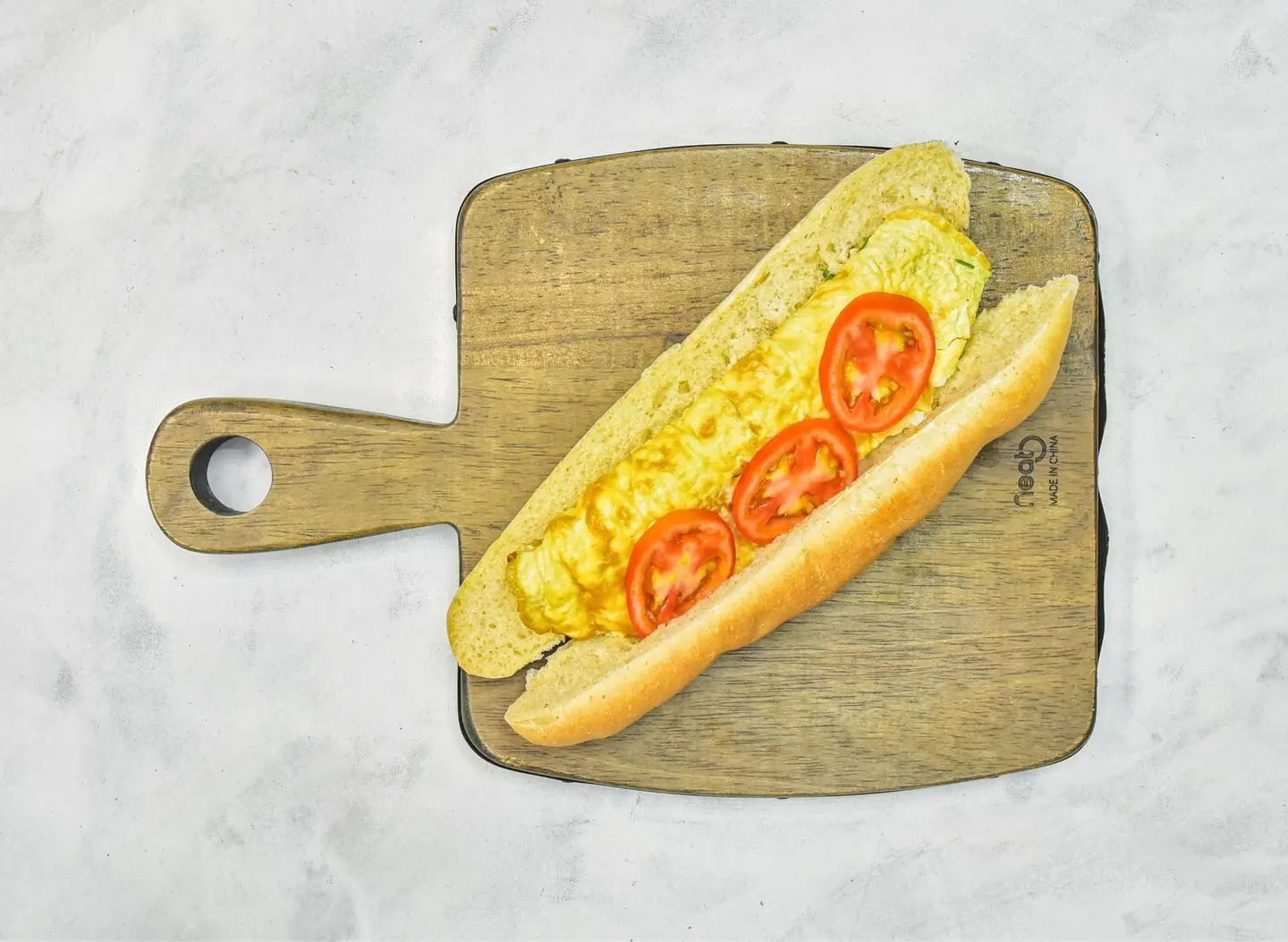 Egg And Vegetable Sandwich
