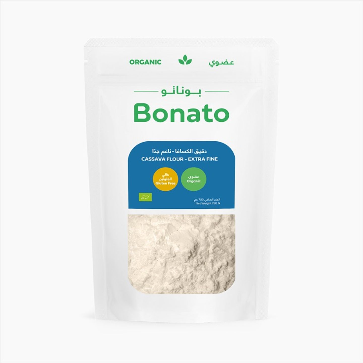 Bonato Organic Cassava Flour   Extra Fine 750g