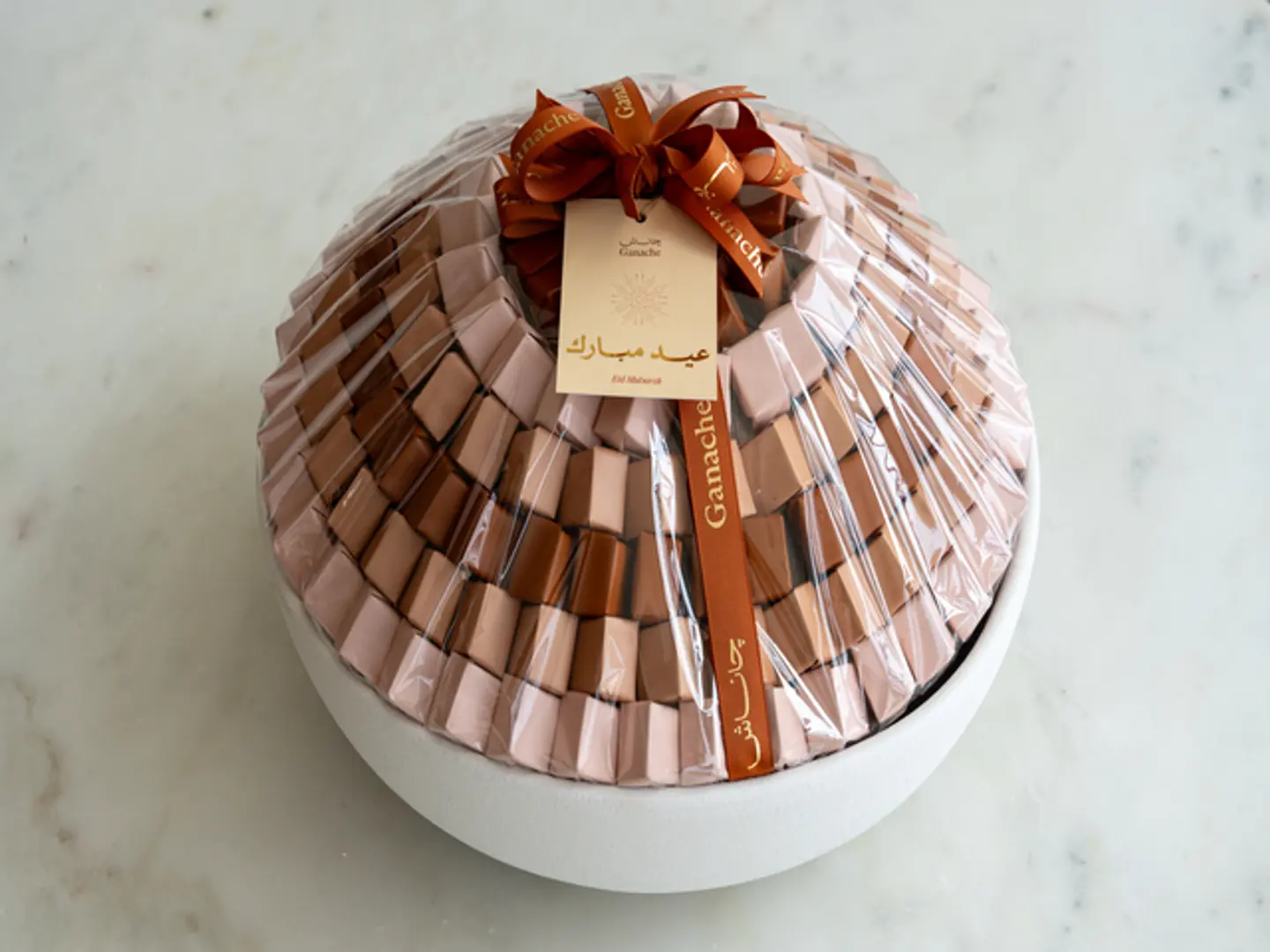 صينية الشوكولاتة المغلفة - كبير