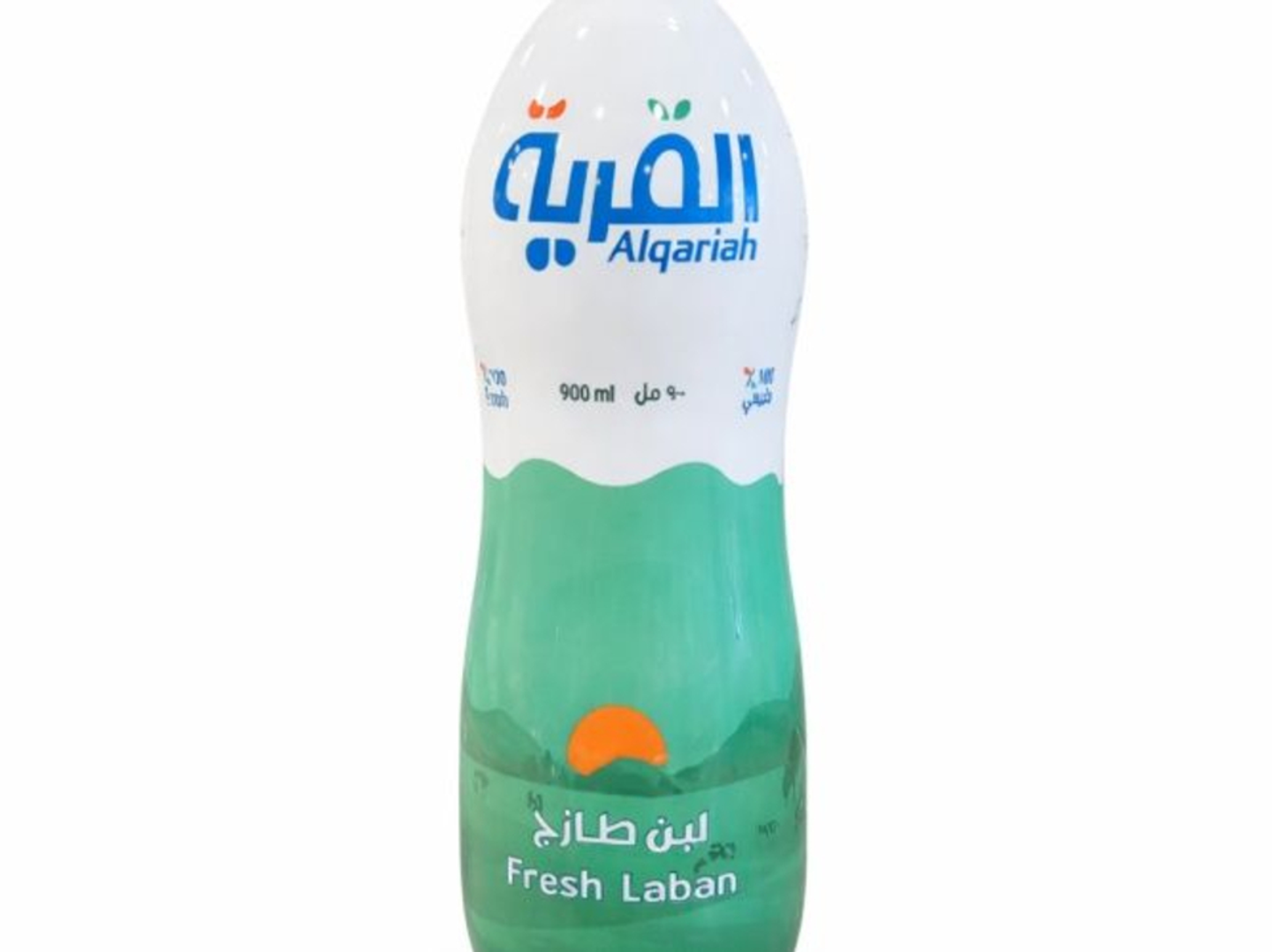 لبن قرية وسط - 900 مل