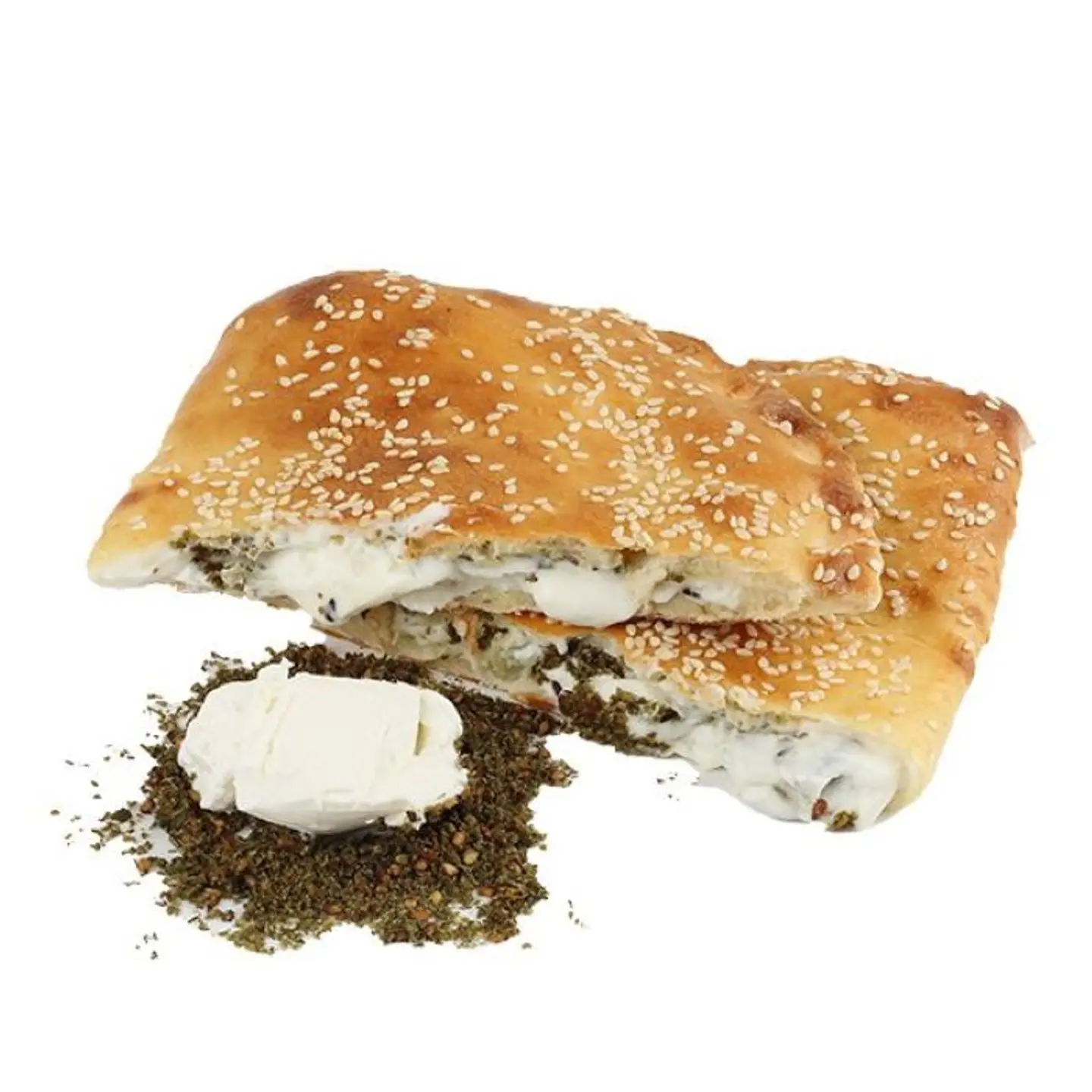 فطيرة لبنة زعتر