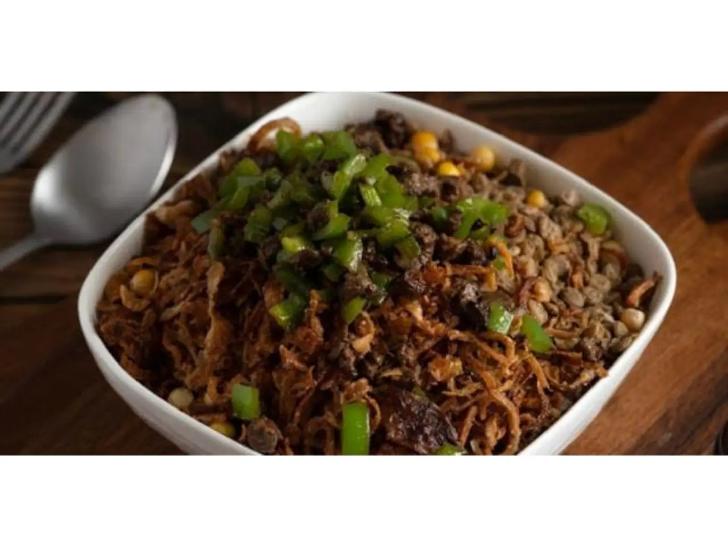 Egyptian Koshari With Liver
