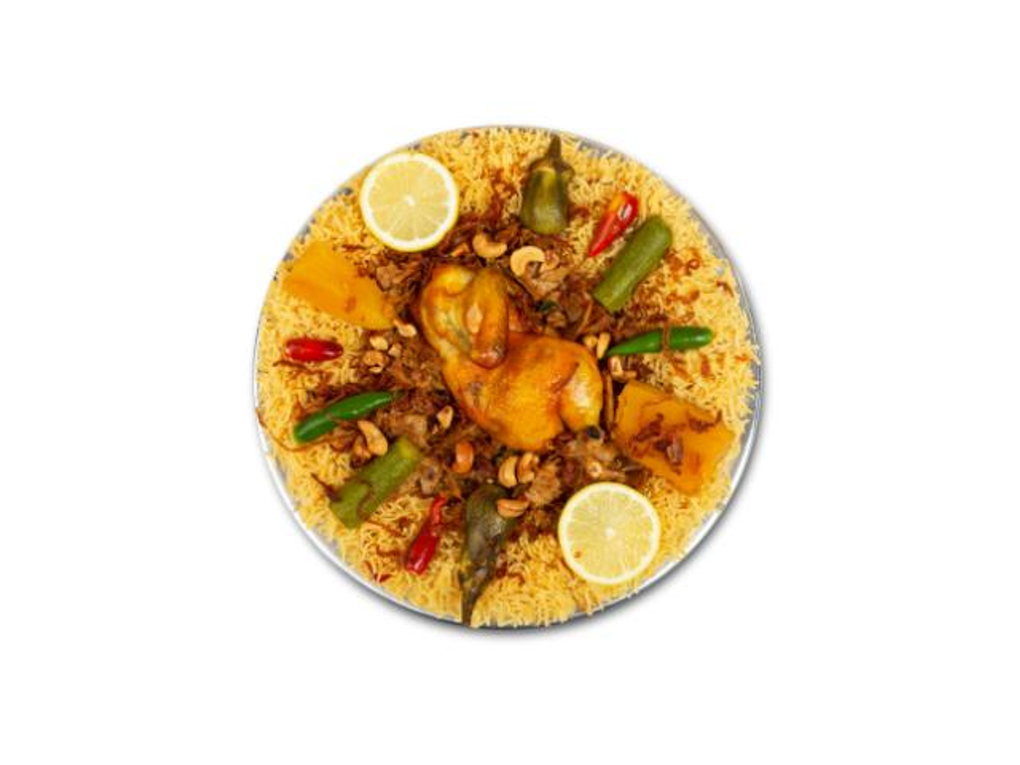 نص حبة دجاج مندي