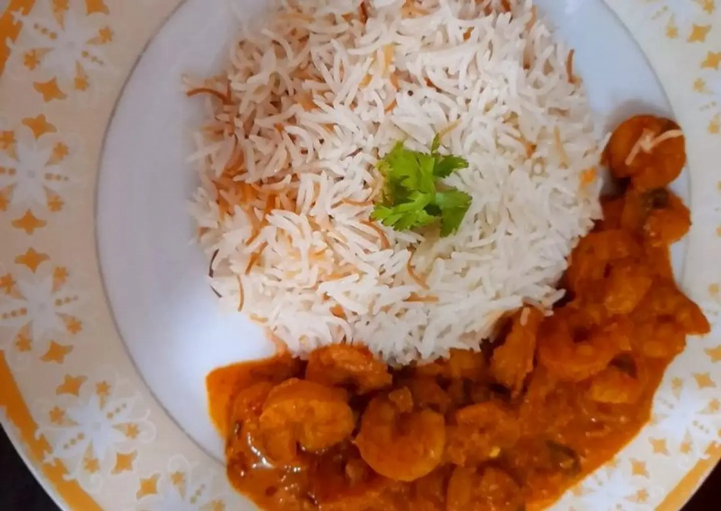 حمسة روبيان مع أرز