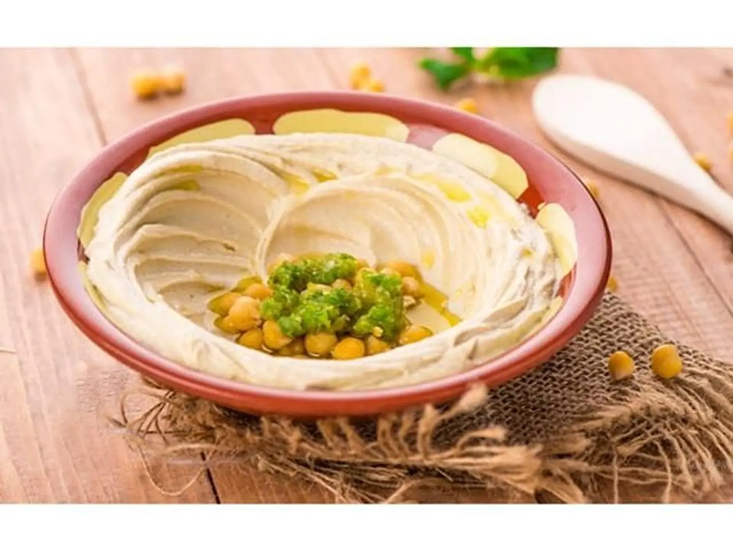 Foul On Hummus Plate