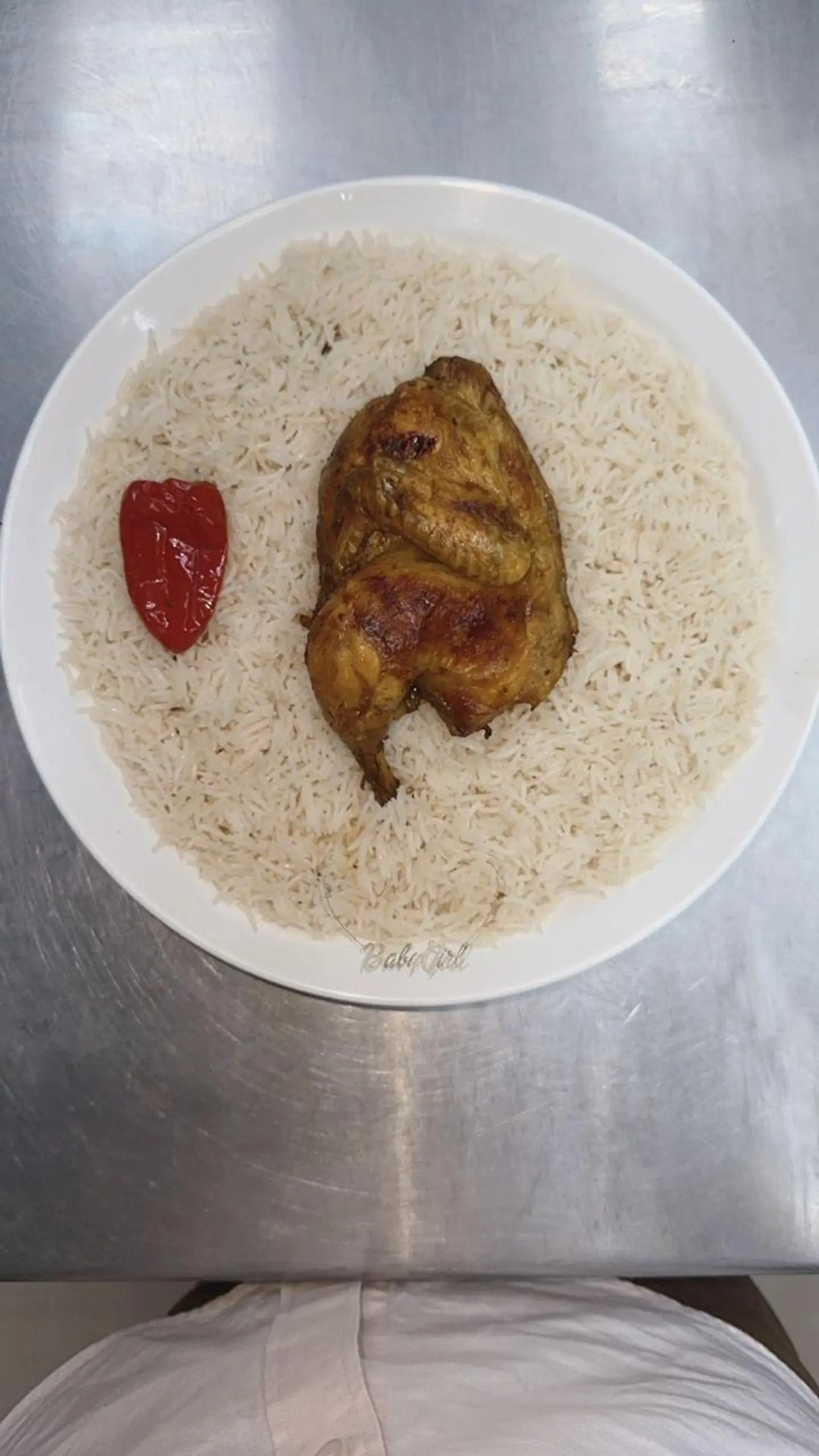 دجاج بالفرن - نص دجاج