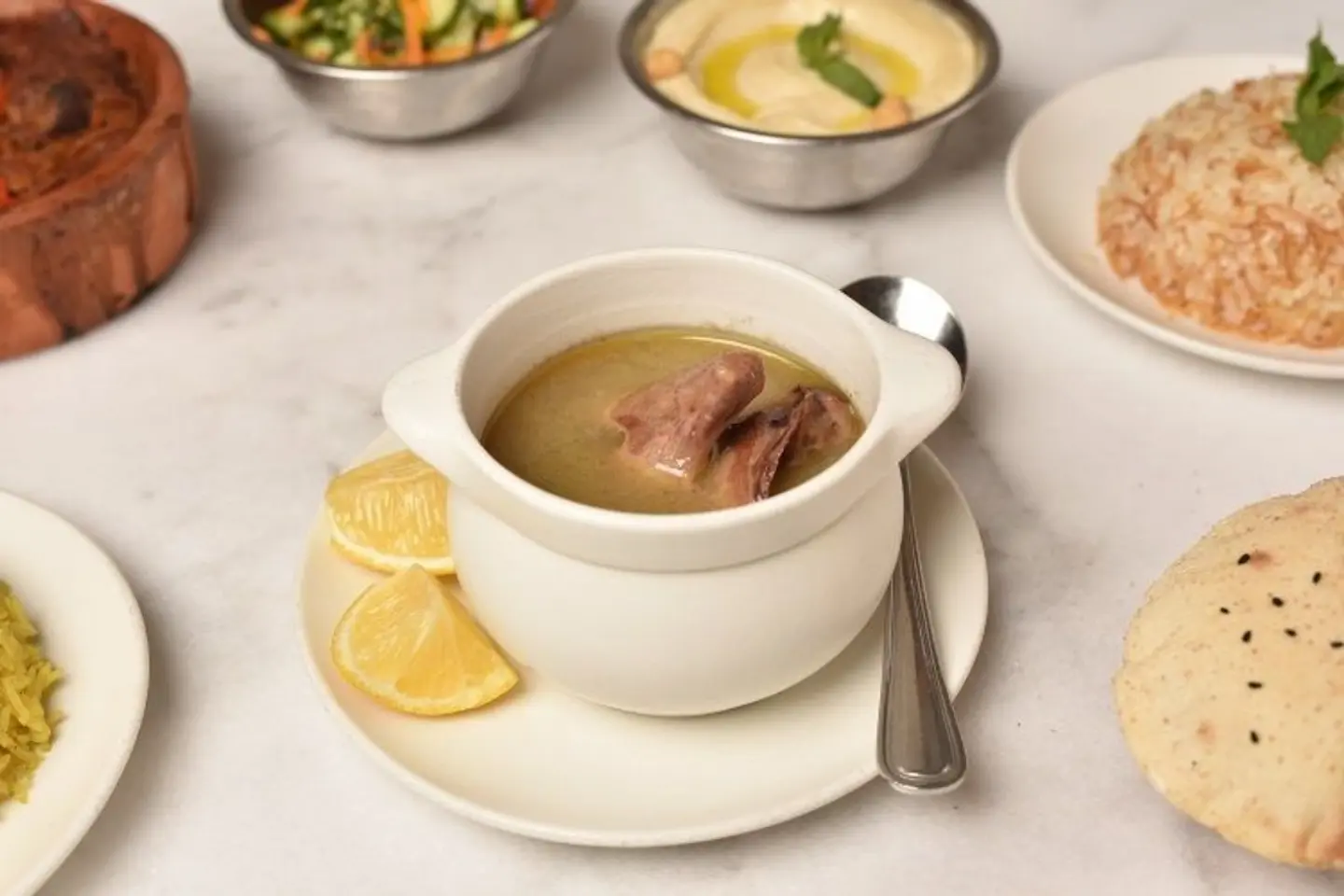 شوربة حمام بالفريك