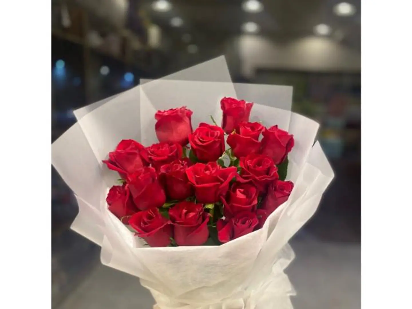 باقة احمر واقفة