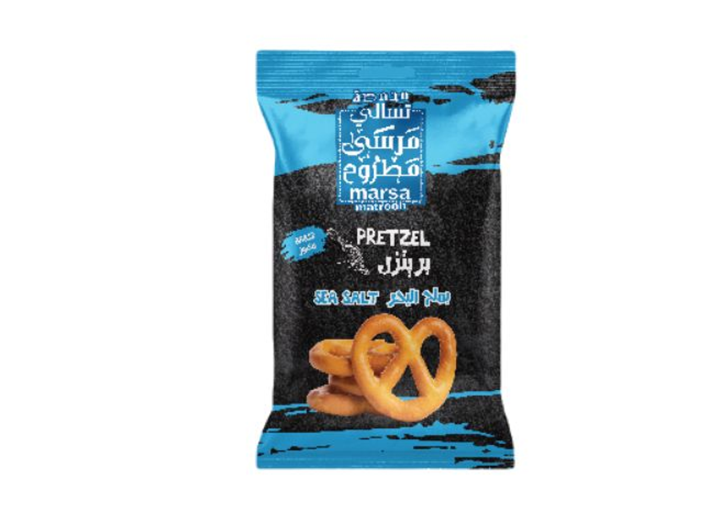 Pretzel Bag With Sea Salt 25 G