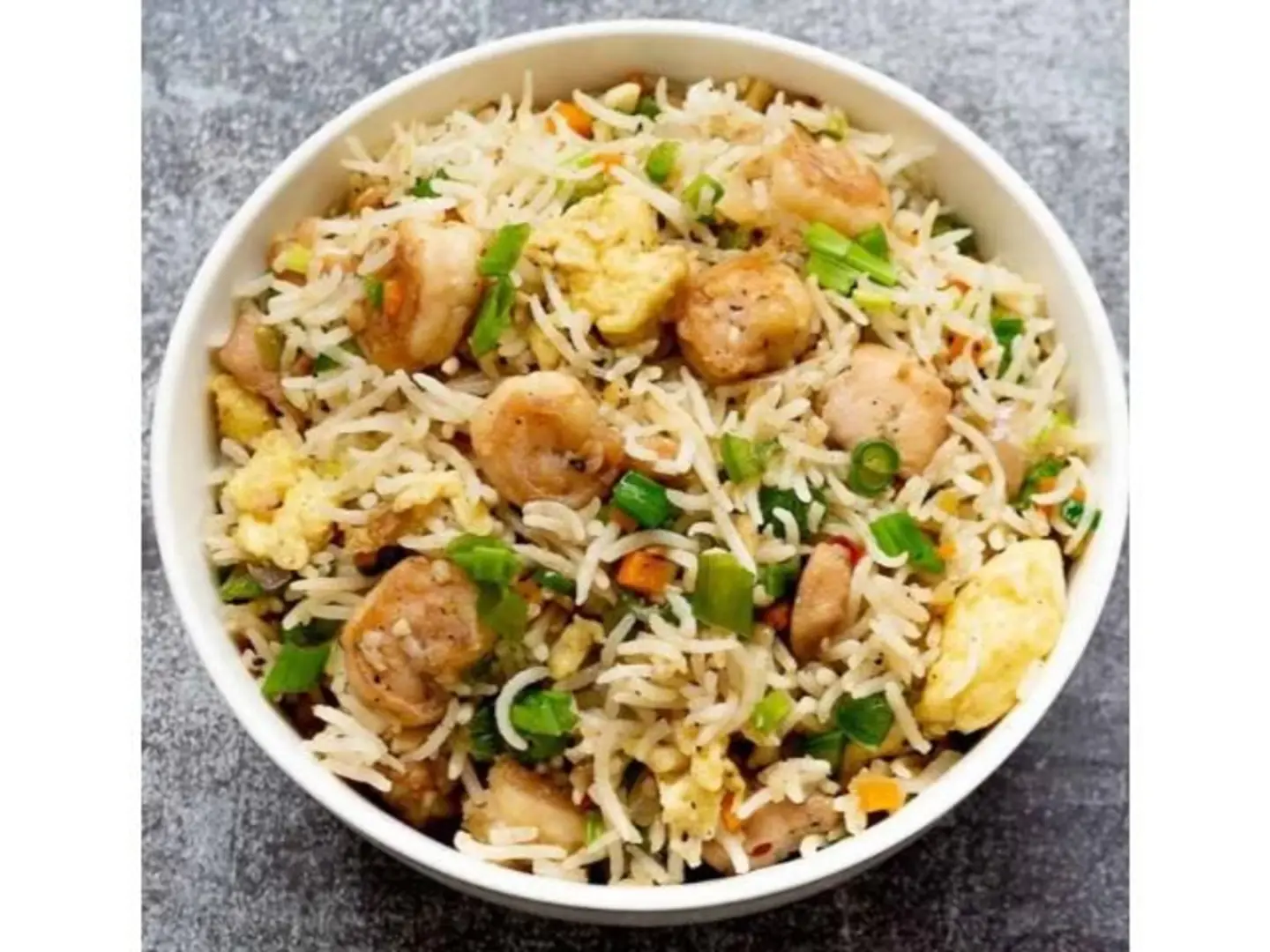 أرز مقلي مشكل