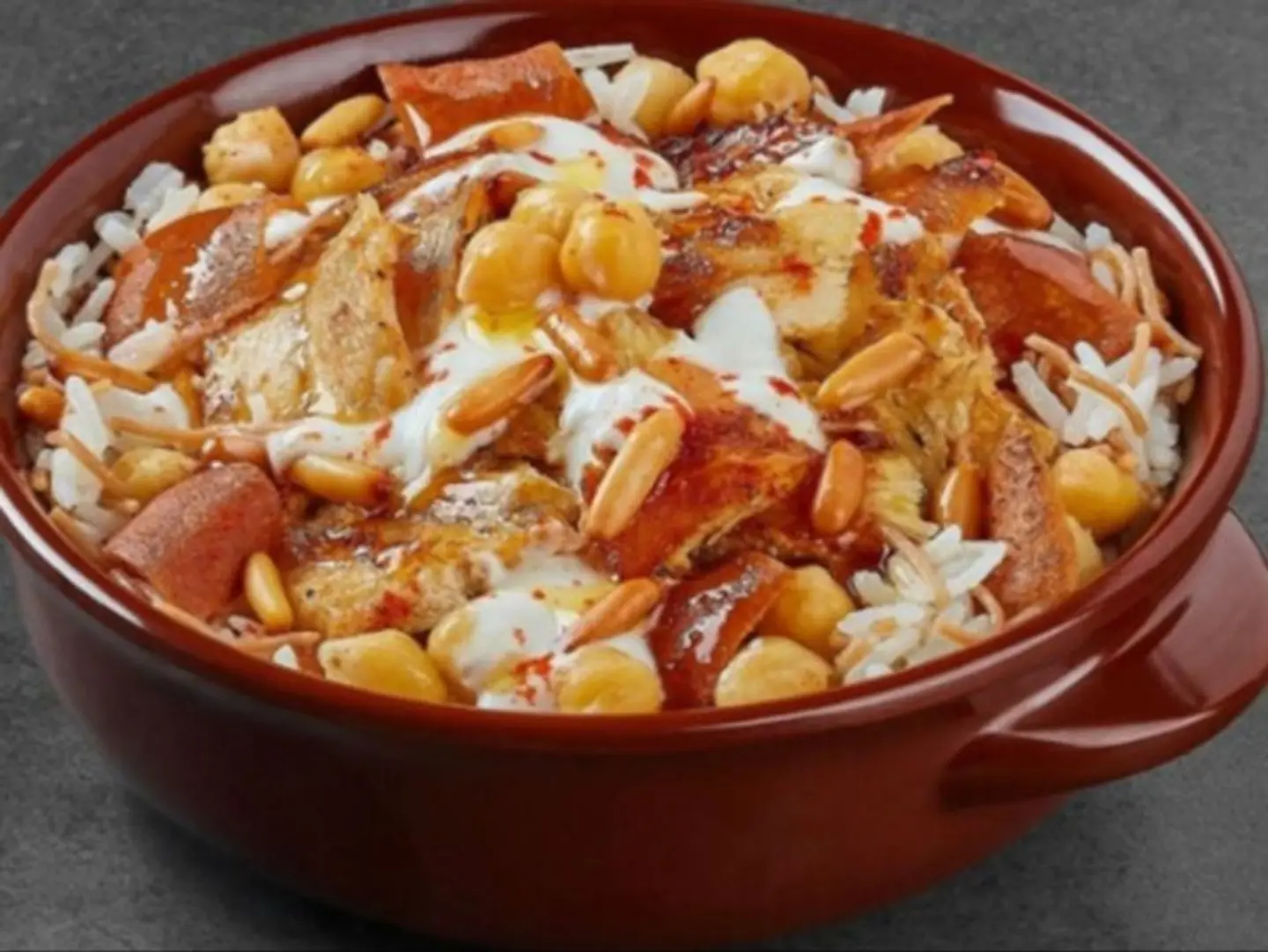 Chicken Tawook Fatteh