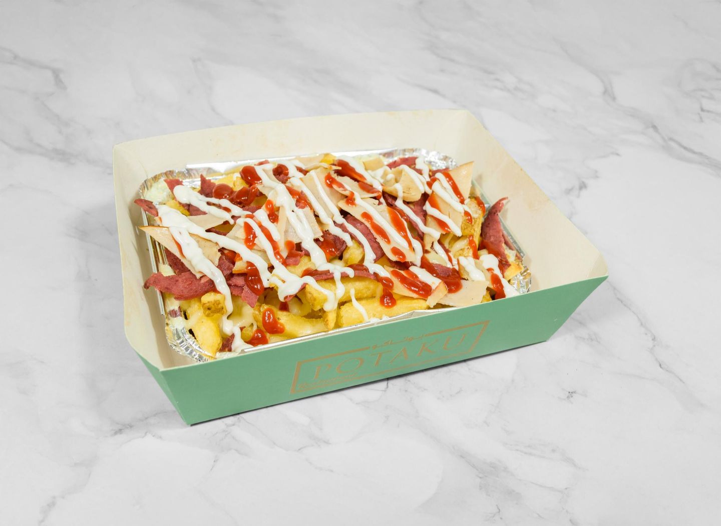 Belgian Fries With Salami & Smoked Turkish Meat