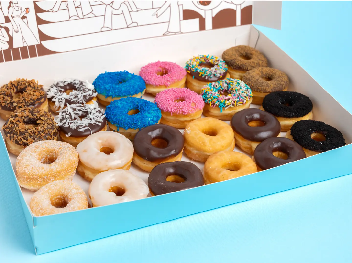 بوكس 24 حبة بيبي دونات