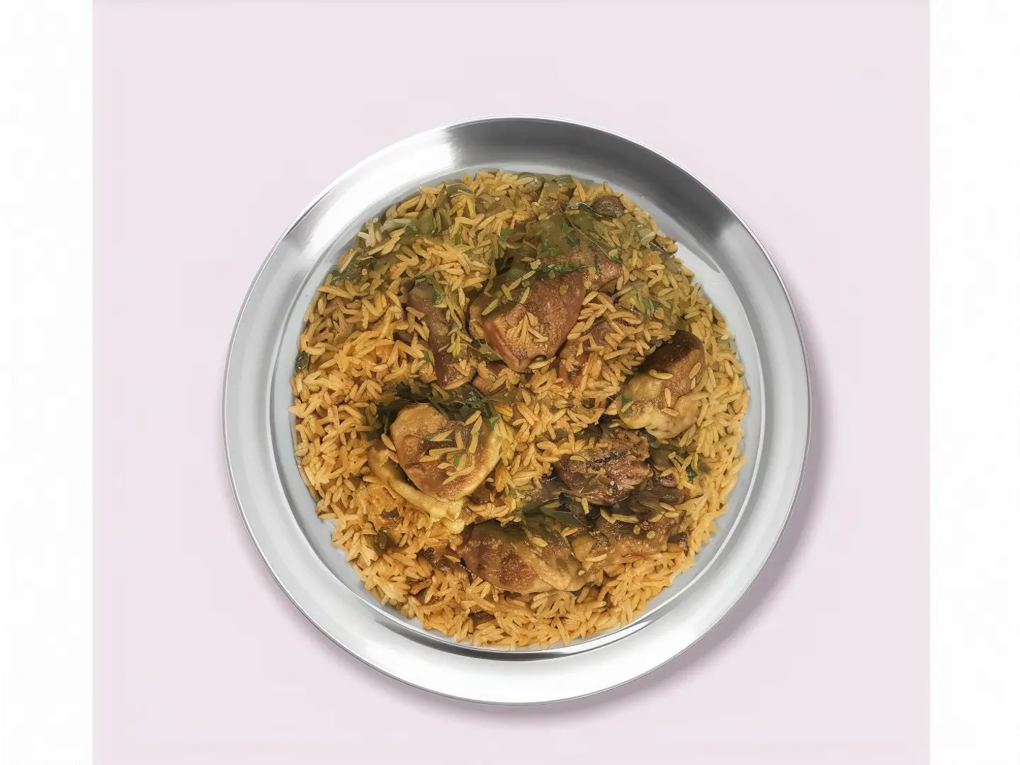 Meat Madghot With Abu Bint Rice For One Person