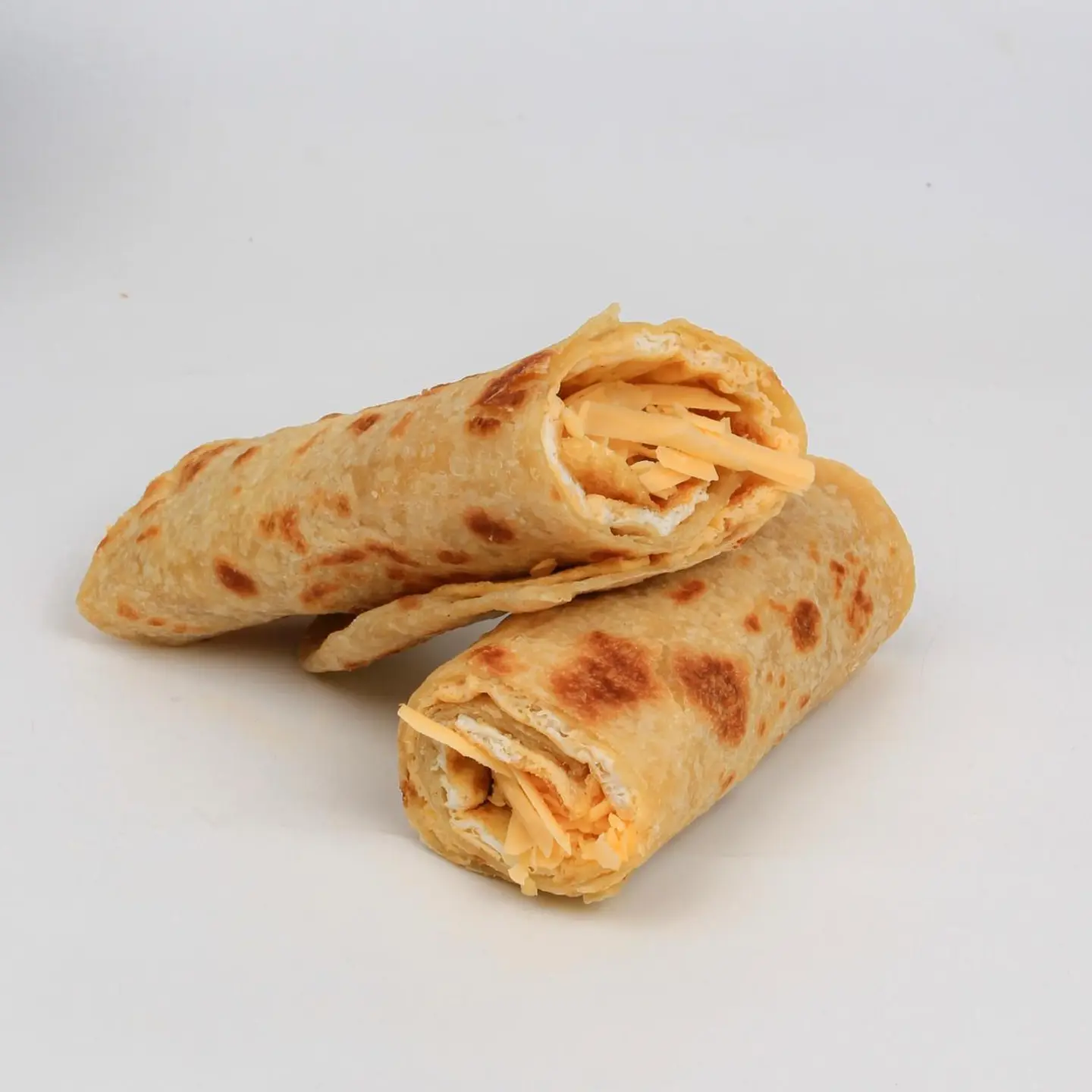 Chapati With Eggs And Two Cheeses