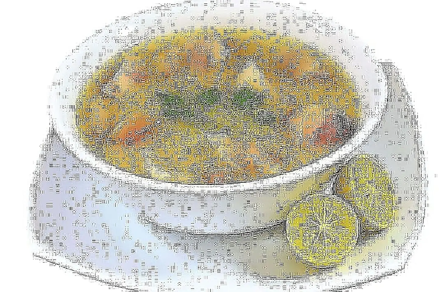 شوربة كوارع سادة