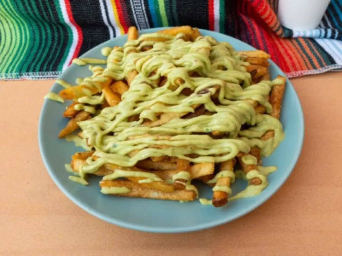 Fries With Ed's Taco Sauce