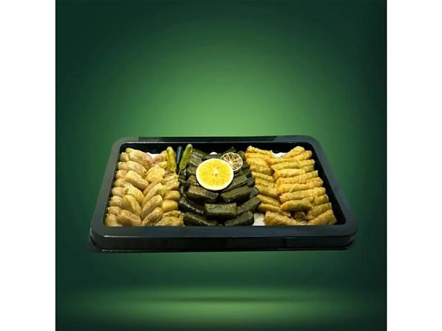 Family Platter Of Mixed Grape Leaves And Stuffed Cabbage