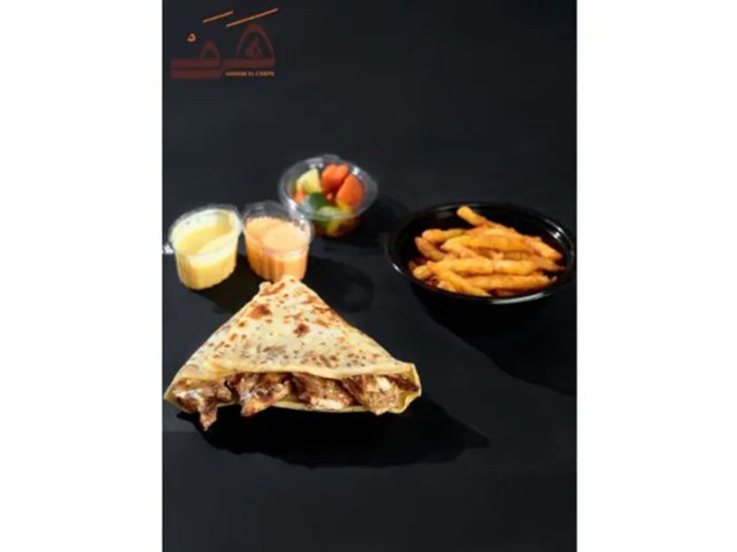 Chicken Shish Crepe On Lamb